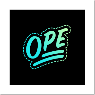 Ope - Original Posters and Art